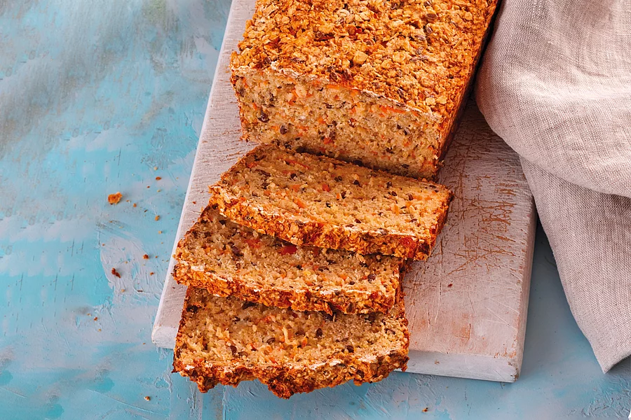 Hafer-Möhren-Quark-Brot