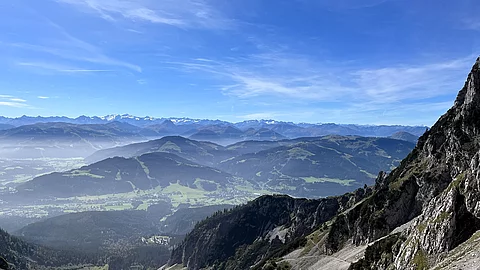 Berglandschaft: Blick vom Ellmauer Tor