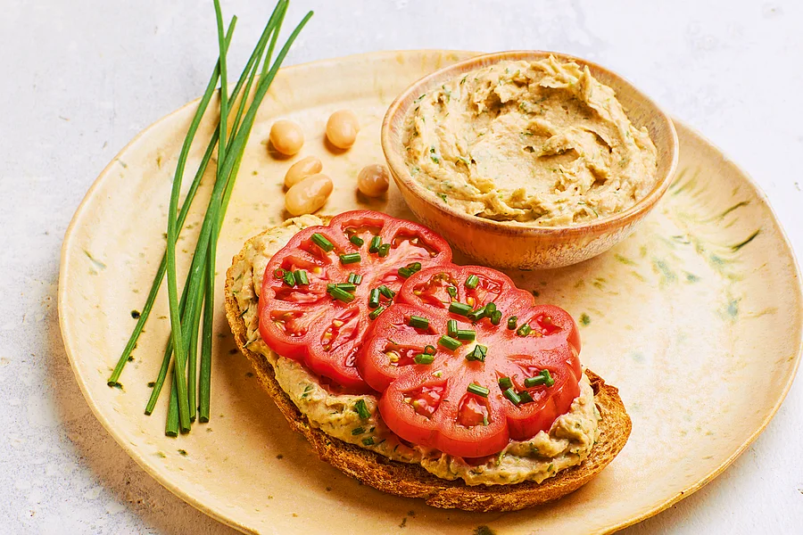 Veganer Kräuterfrischkäse