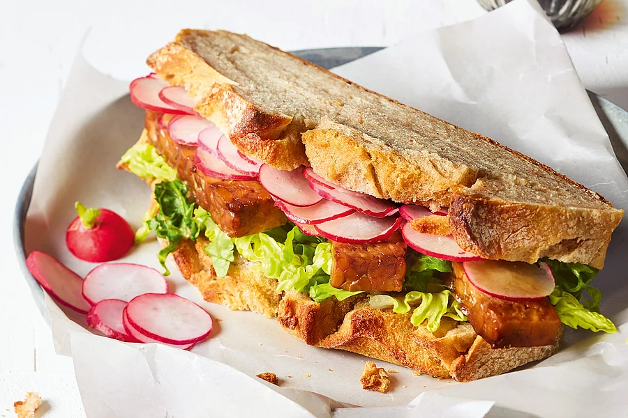 Tempeh-Sandwich