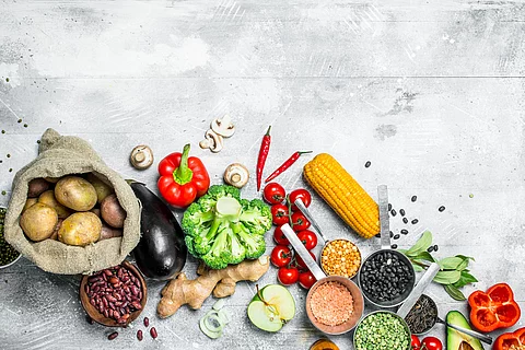 Gemüse, Hülsenfrüchte, Kartoffeln, Ballaststoffe