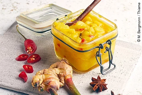 Birnen-Chutney mit Ingwer