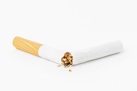 Zerbrochene Zigarette