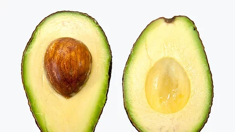 Avocado aufgeschnitten Avocado aufgeschnitten