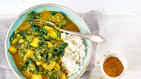 Spinat-Kartoffel-Curry