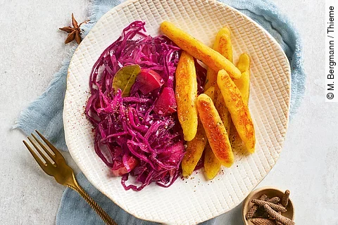 Aromatisch-fruchtiger Apfel-Rotkohl
