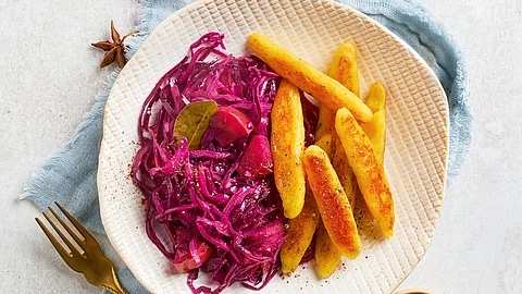 Aromatisch-fruchtiger Apfel-Rotkohl
