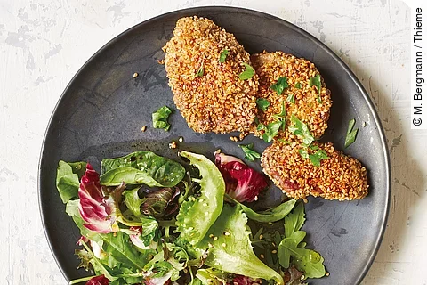 Entenbrust im Sesam-Mantel