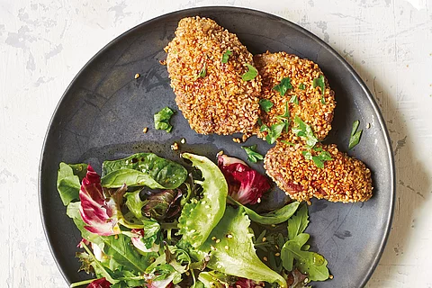 Entenbrust im Sesam-Mantel