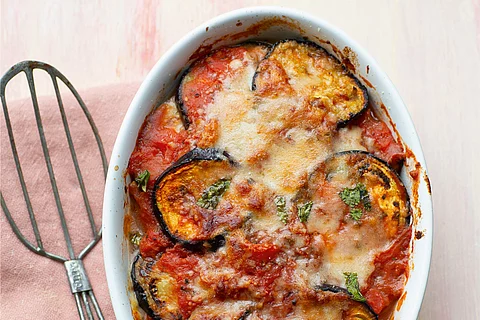 Parmigiana (Auberginen-Auflauf)