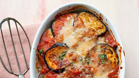 Parmigiana (Auberginen-Auflauf)