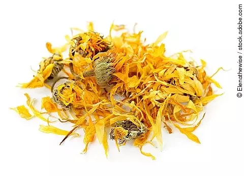 Ringelblume, Calendula, Blütenblätter, getrocknet