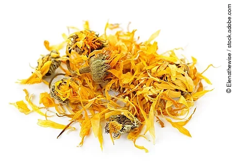 Ringelblume, Calendula, Blütenblätter, getrocknet
