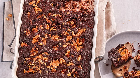 Blech mit Schokobrownie