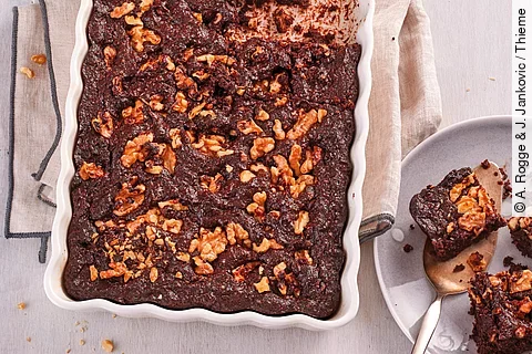 Blech mit Schokobrownie