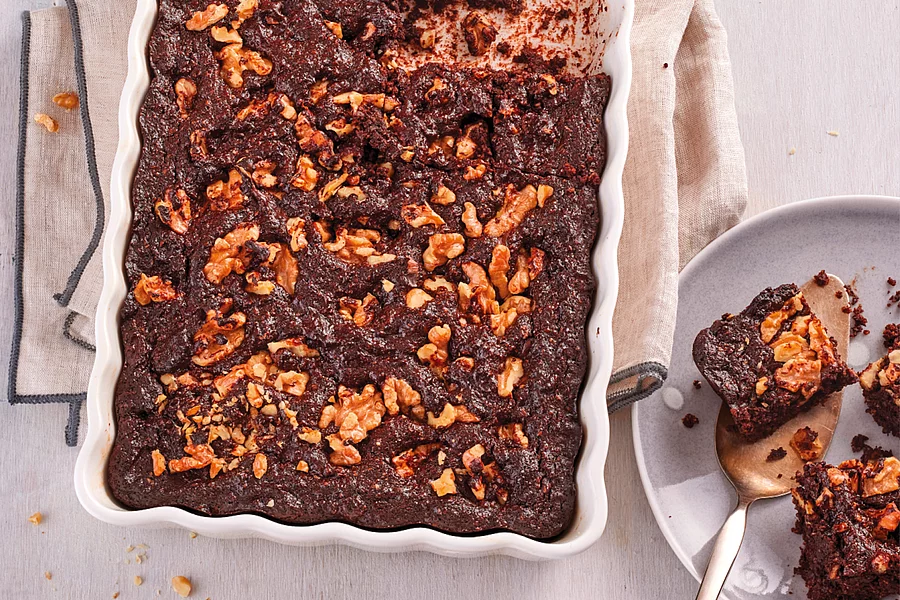 Blech mit Schokobrownie