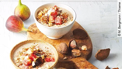 Erdmandelporridge mit Feigen