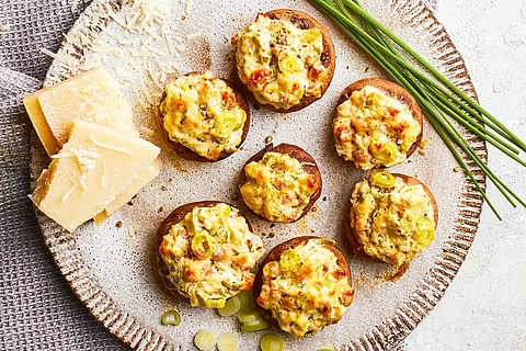 Champignons mit Ricottafüllung