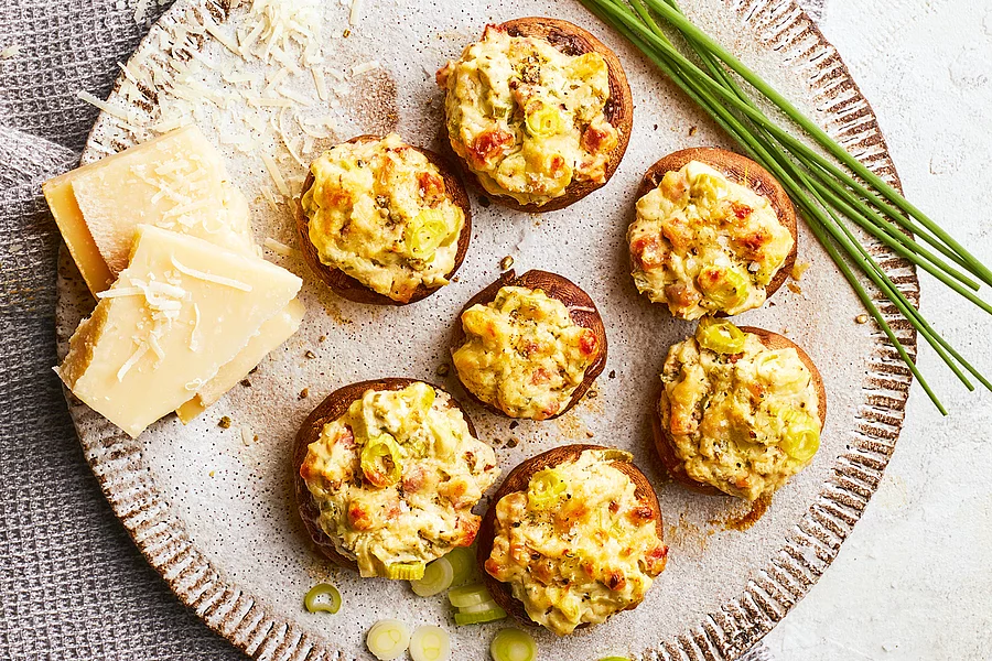 Champignons mit Ricottafüllung
