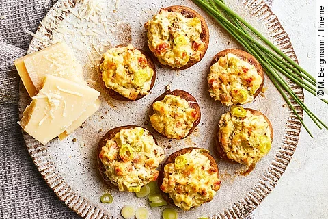 Champignons mit Ricottafüllung