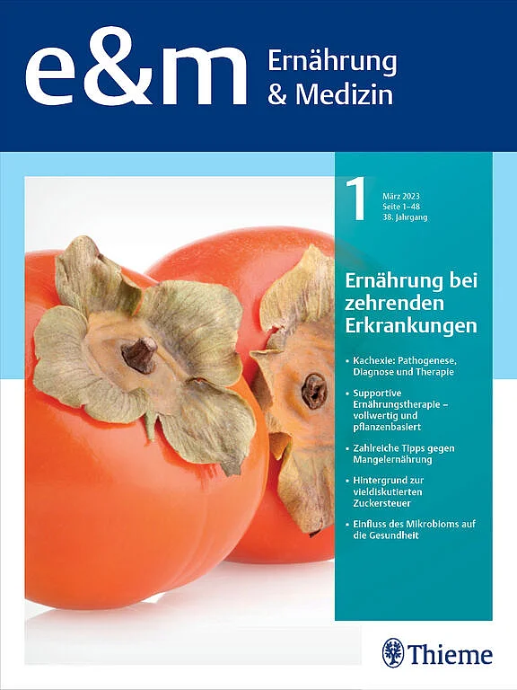 Zeitschriftencover: Ernährung und Medizin