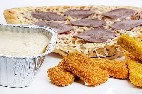 Fertiggerichte und Junkfood: Pizza, Fischstäbchen, Auflauf