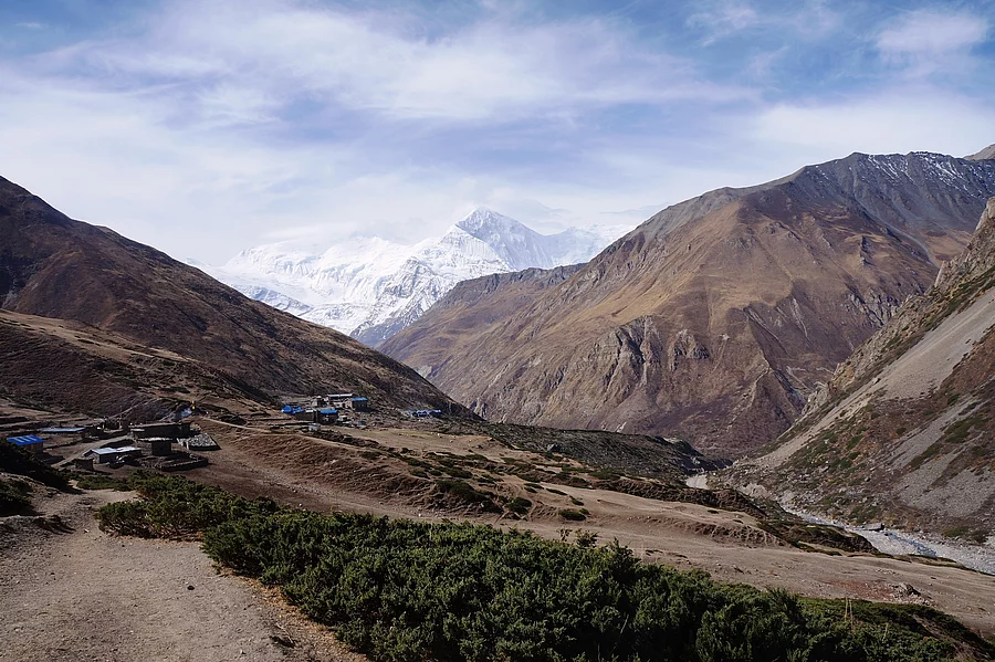 Hochgebirgslandschaft in Nepal