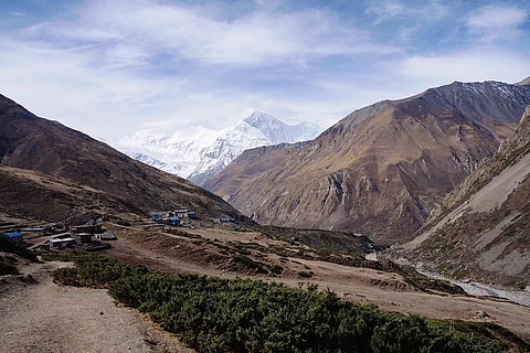 Hochgebirgslandschaft in Nepal