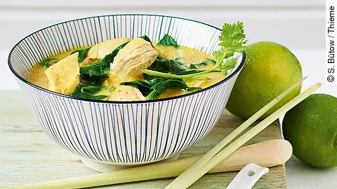 Spinat-Curry mit Huhn