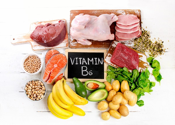 Products with Vitamin B6. 
